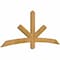 Ekena Millwork Alberta Rough Sawn Timber Gable Bracket, Western Red Cedar, 72"W x 30"H x 2"D x 4"F, 10/12 Pitch GBW072X30X0204ALB00RWR - alternate 3